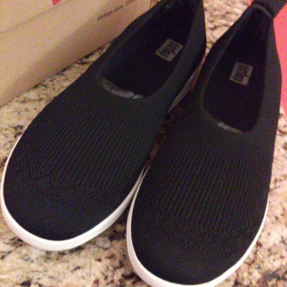 0316 Fitflop Uberknit Slip On Ballerina Shoes - Picture 8 of 8
